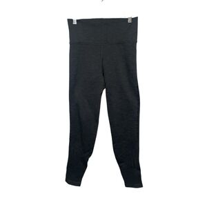 Athleta Leggings High Waisted Black Textured Athletic Workout Pants Size Small‎